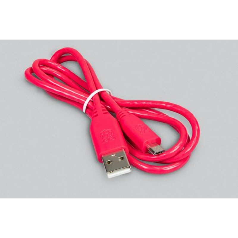 Raspberry Pi Micro USB Lead, 1m Red