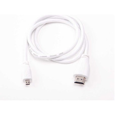 Official Raspberry Pi Micro HDMI-HDMI cable, white (1 meter)