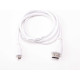 Official Raspberry Pi Micro HDMI-HDMI cable, white (1 meter)