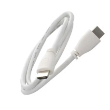 HDMI to HDMI Raspberry Pi cable 1 meter, white