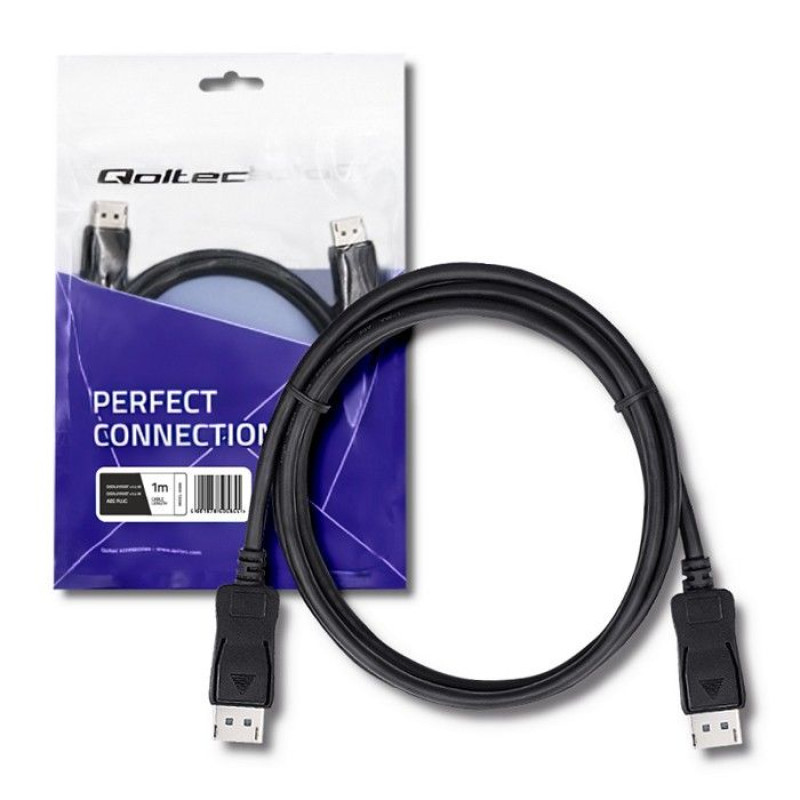 DisplayPort v1.4 cable - 1m black