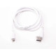 Official Raspberry Pi Micro HDMI-HDMI cable, white (2 meters)