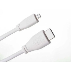 Official Raspberry Pi Micro HDMI-HDMI cable, white (2 meters)