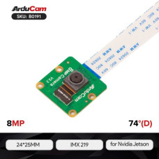 Arducam IMX219 Visible Light Fixed Focus Camera