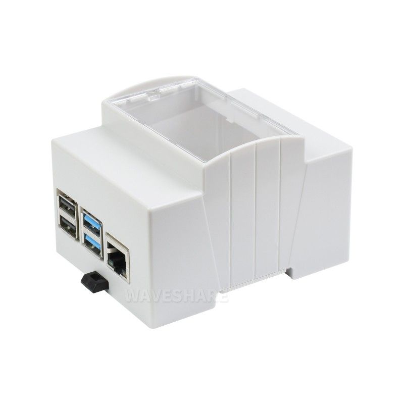 Case for Raspberry Pi 4 ABS DIN Rail Enclosures - plastic case mounting on DIN rail