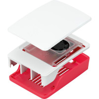 Official Raspberry Pi 5 Case, Red and White