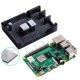 Aluminum alloy case for Raspberry Pi 4 Model B