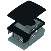 Official Raspberry Pi 5 Case, Black and Grey