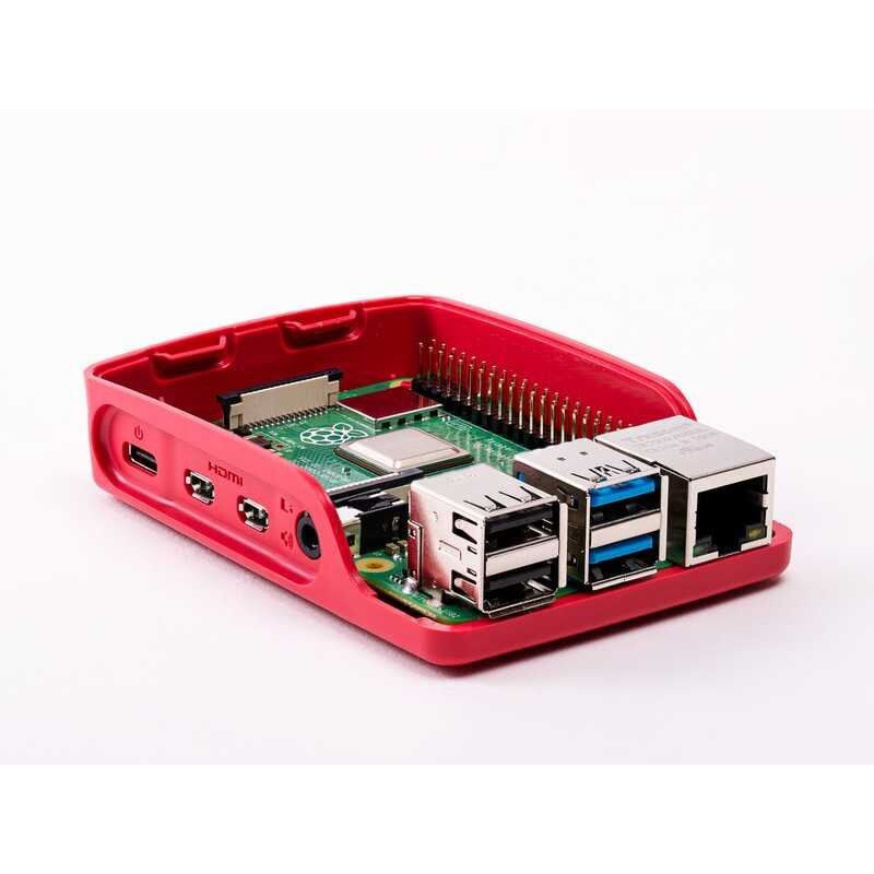 Official Raspberry Pi 4 Case, Black and Grey