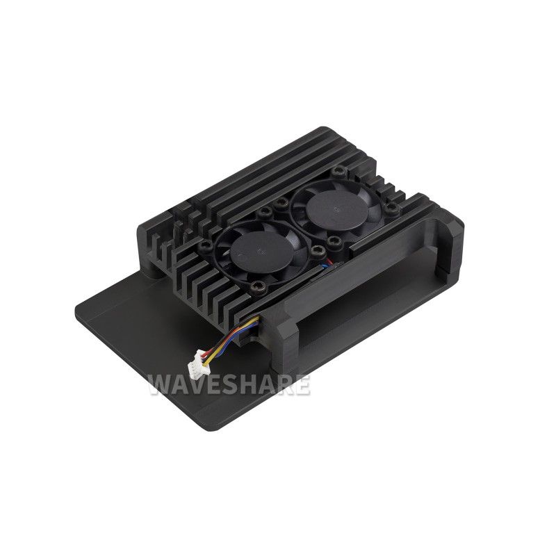 Aluminium Dual-Fan Heatsink Case for Raspberry Pi 5