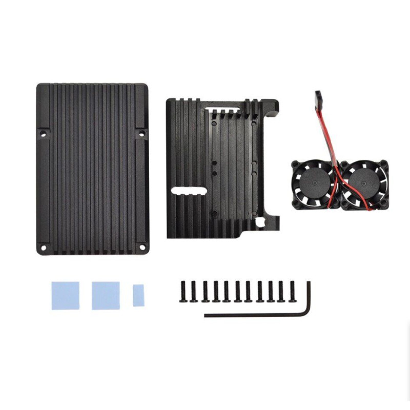 Case for Raspberry Pi 4 Model B with active cooling