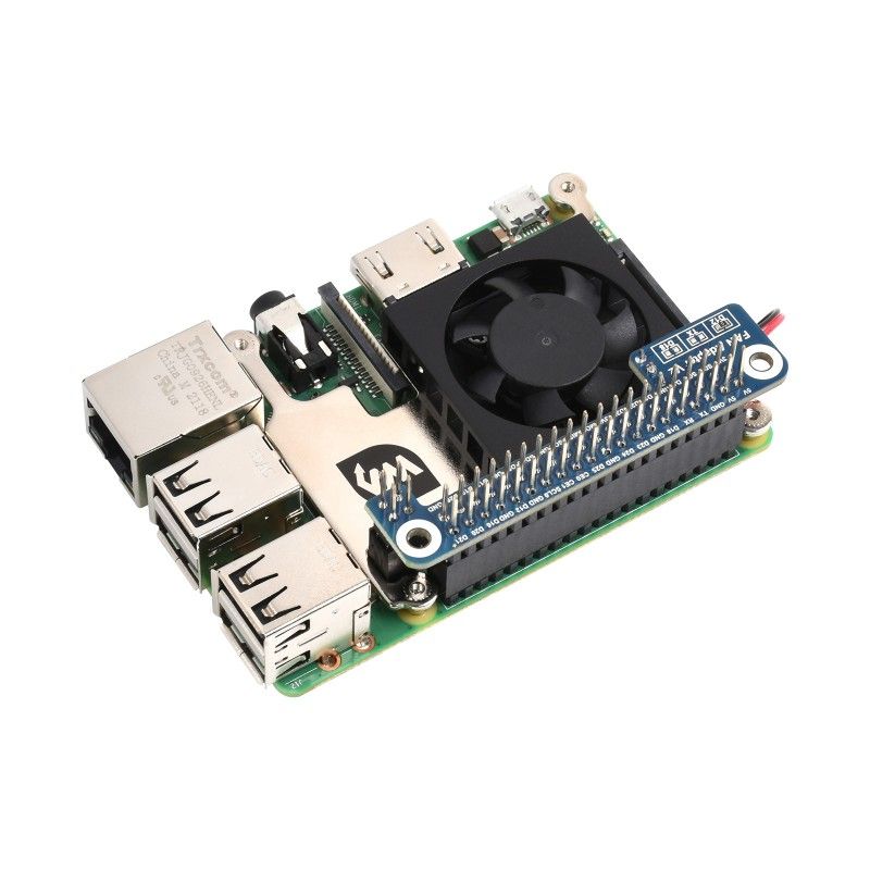 Active cooling system Raspberry Pi 4B/3B+/3B (19254)