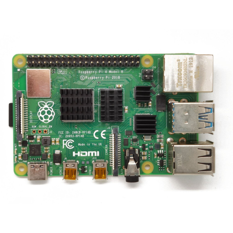 Heat sink set for Raspberry Pi 4 Model B
