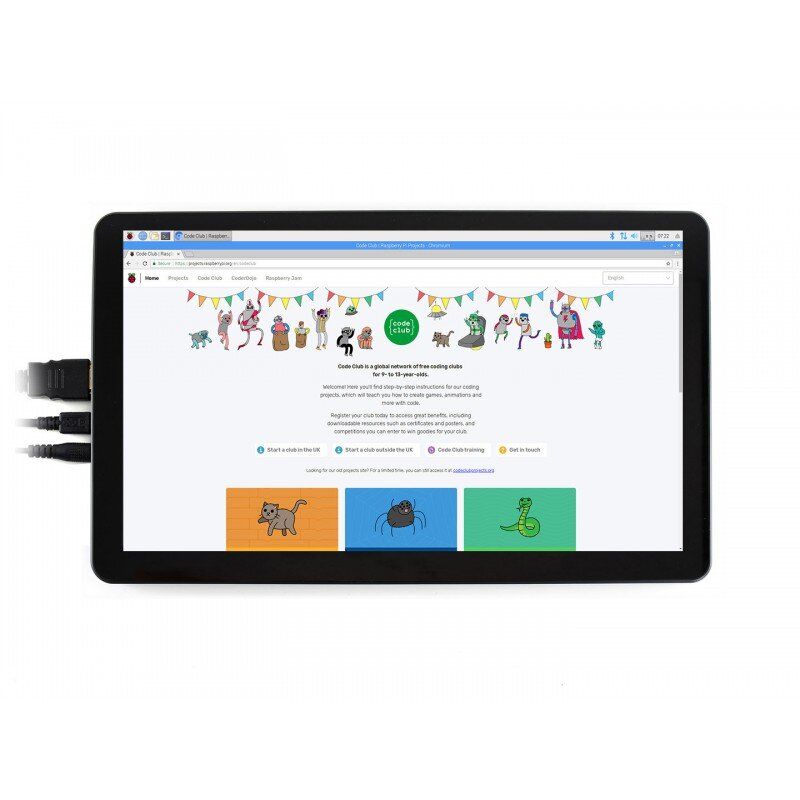 Monitor 15.6inch LCD 1920x1080 HDMI Capacitive Touch Screen (16645)