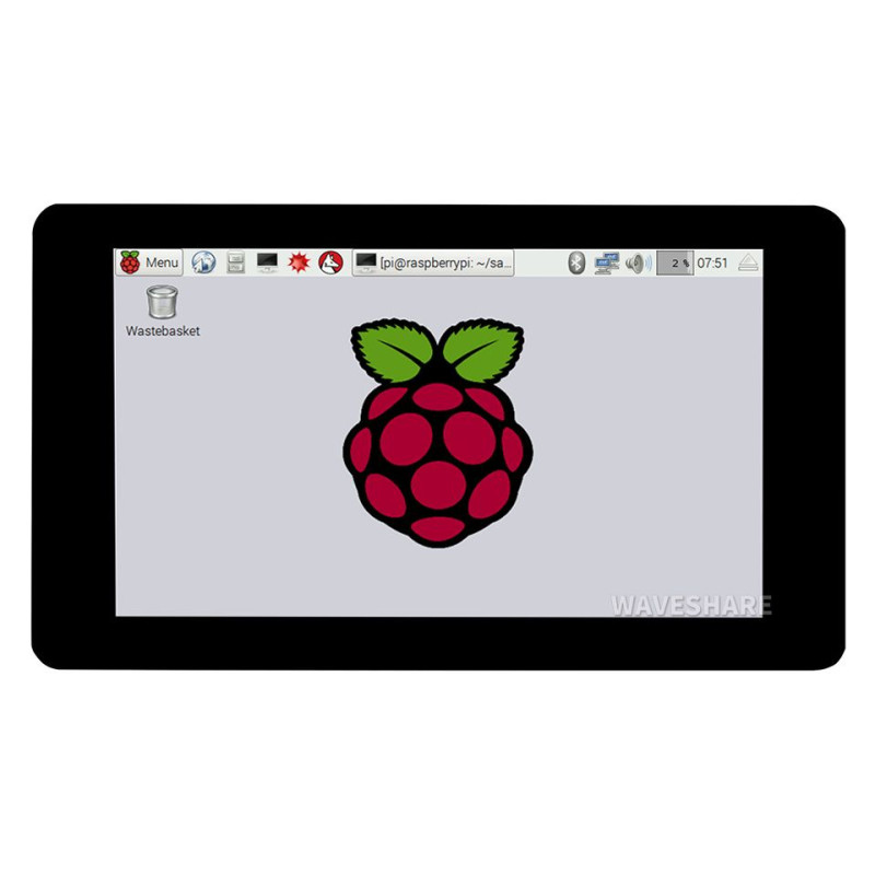 Display 7inch LCD 800x480 DSI Capacitive Touch Screen (19885)