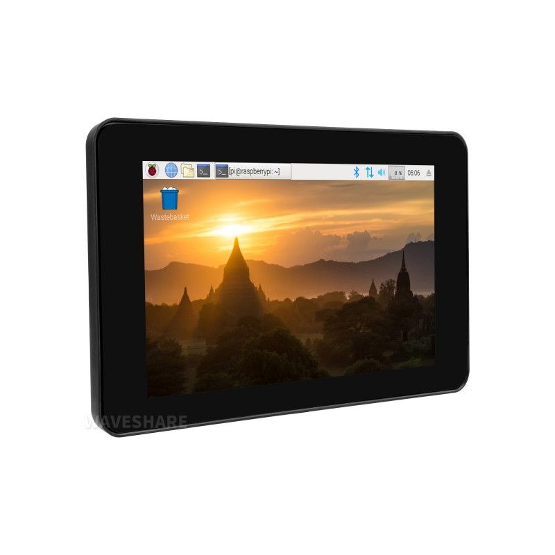 Raspberry Pi 7inch Capacitive Touch Display 800x480 with case (25270)