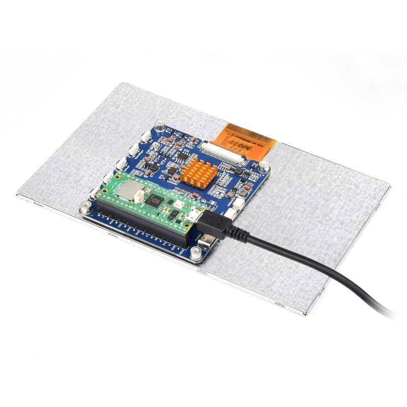 Display 7 inch DVI Display Module for Raspberry Pi Pico, IPS panel, 1024x600 (25509)