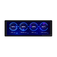 Monitor 7.9inch 400x1280 HDMI Capacitive Touch Screen (25487)