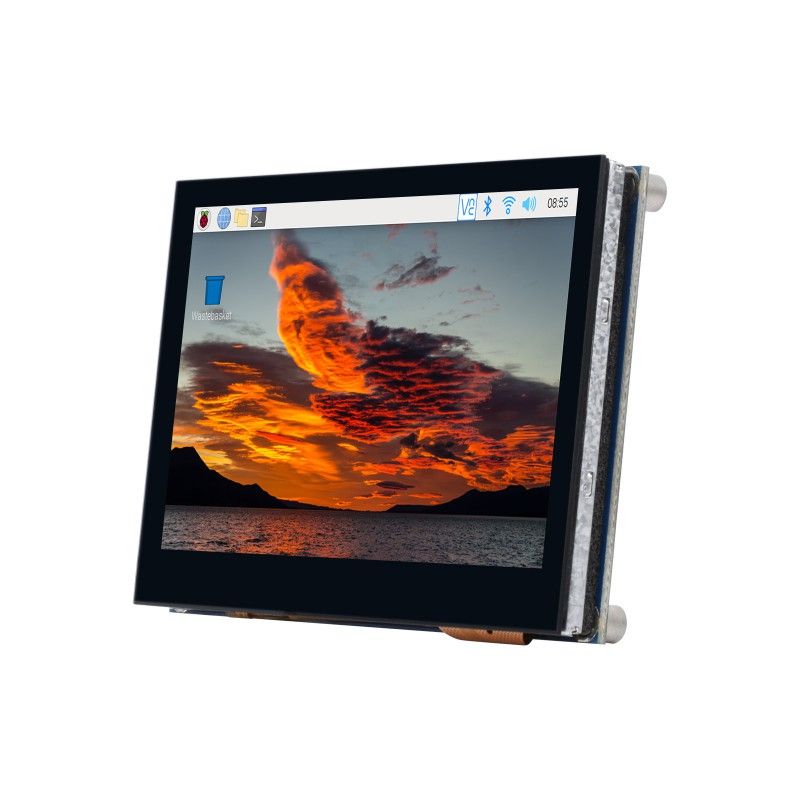 Display 4.3 inch QLED 800x480 Toughened Glass Panel (24783)
