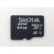 64GB MicroSD Card with Raspberry Pi OS