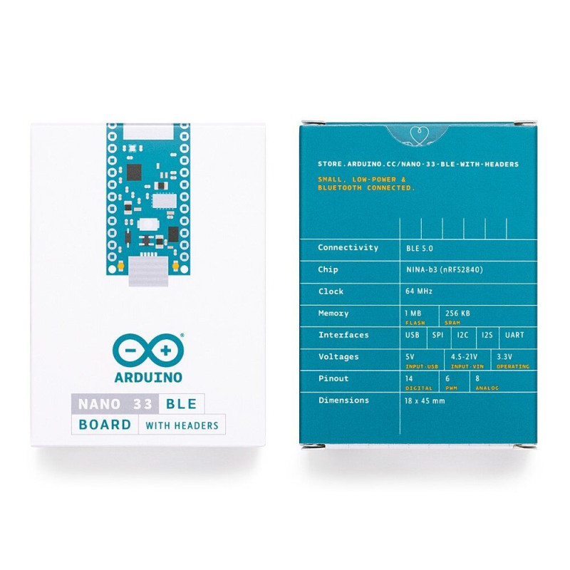 Arduino Nano 33 BLE Without Headers / ABX00030