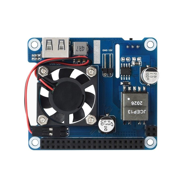 Raspberry Pi Power over Ethernet (PoE) HAT expansion board (19445)