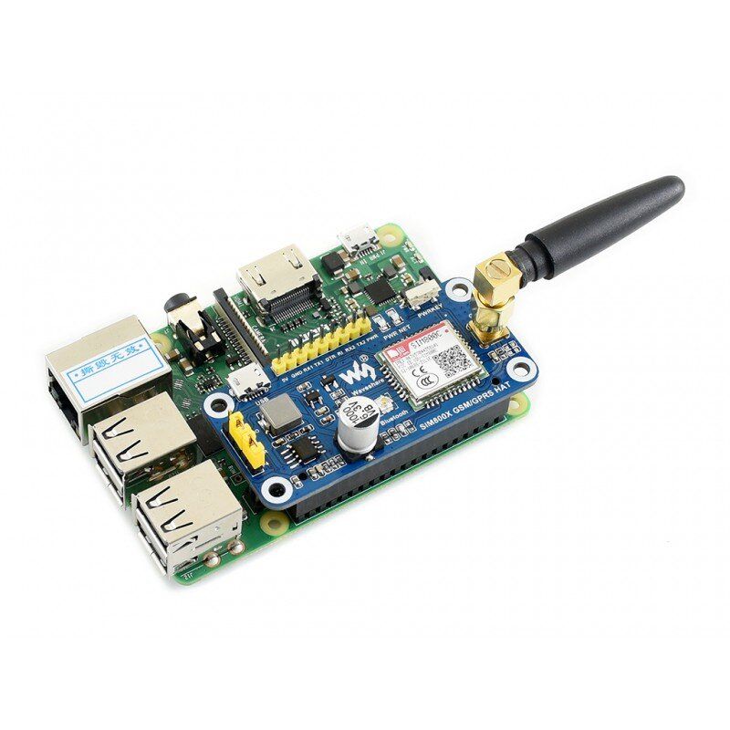 Raspberry Pi GSM/GPRS/Bluetooth HAT expansion board (16157)