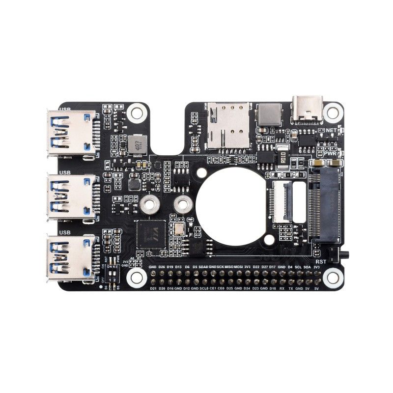 PCIe to M.2 4G/5G And USB 3.2 HAT expansion card