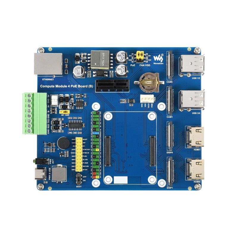 Raspberry Pi Compute Module 4 I/O PoE Board (B) (20157)