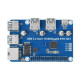 Raspberry Pi USB 3.2 Gen1 HUB Gigabit ETH HAT expansion card (20472)