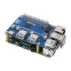 Raspberry Pi USB 3.2 Gen1 HUB Gigabit ETH HAT expansion card (20472)