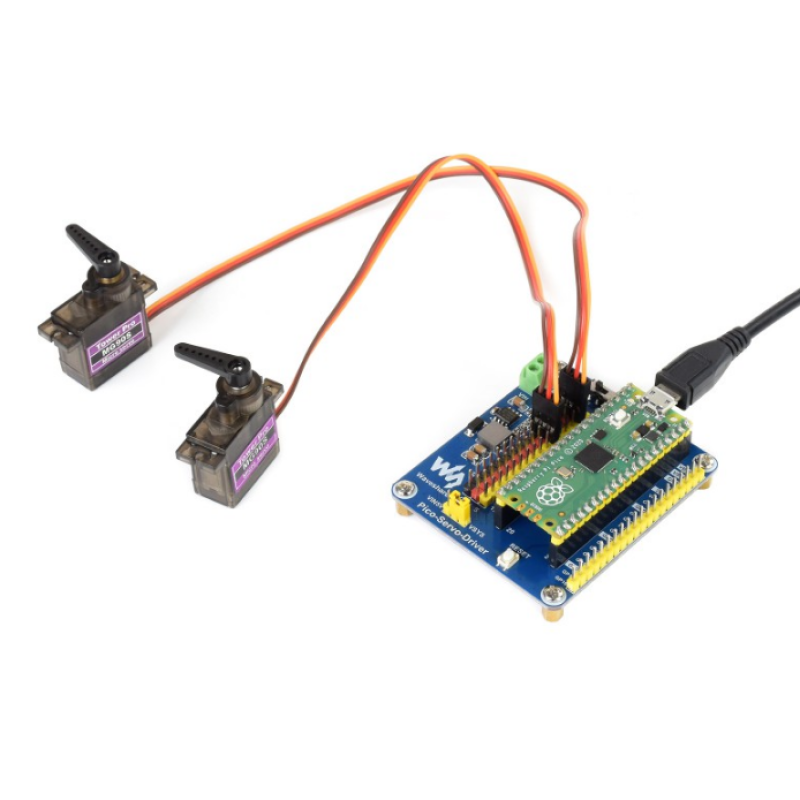Raspberry Pi Pico Servo Driver Module HAT expansion board (19767)