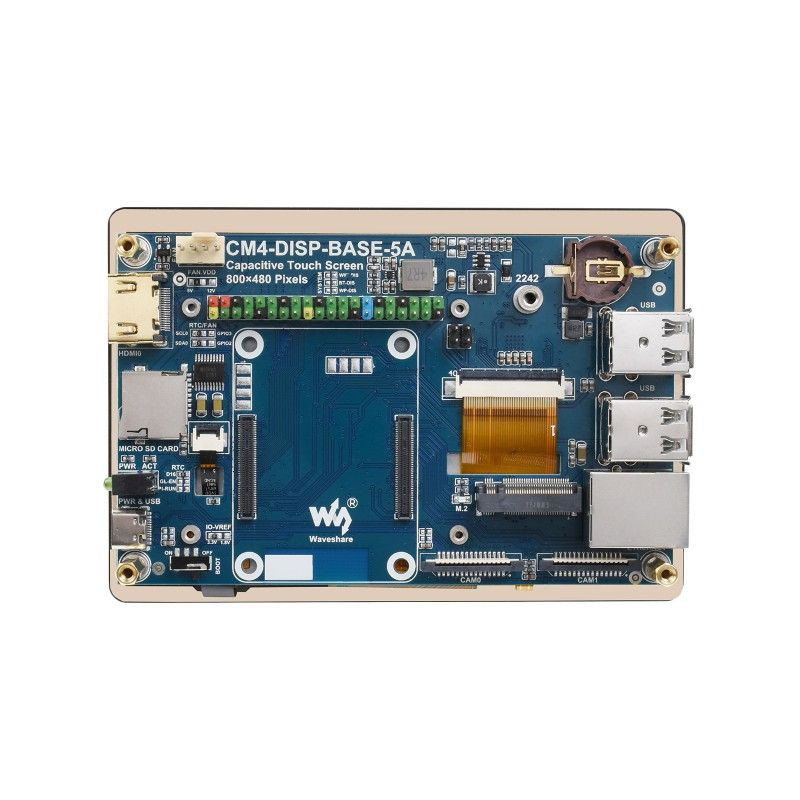 Raspberry Pi Compute Module 4 5" Touch Screen Expansion Board (22024)