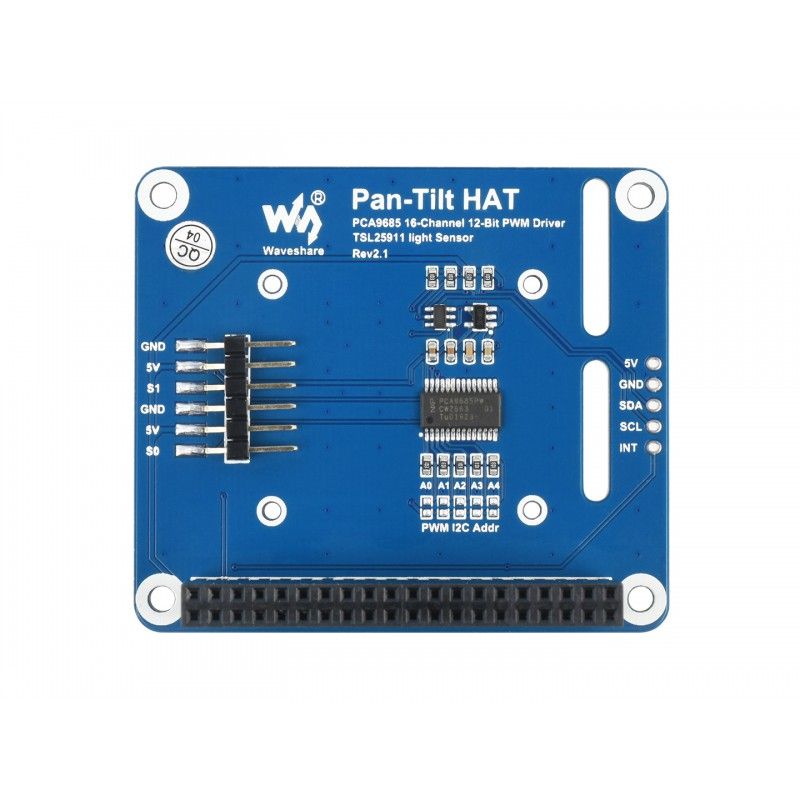Raspberry Pi Pan-Tilt HAT expansion board (16138)