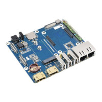 Raspberry Pi Compute Module 4 WIFI6 Dual ETH Base Board (23589)