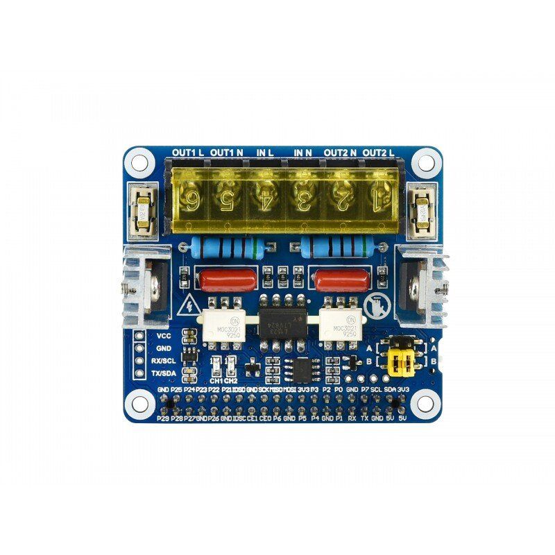 Raspberry Pi 2-CH Triac HAT expansion board (17852)