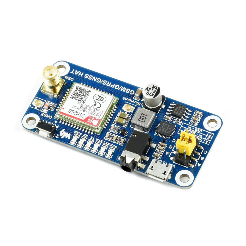 Raspberry Pi GSM/GPRS/GNSS HAT expansion board (13460)