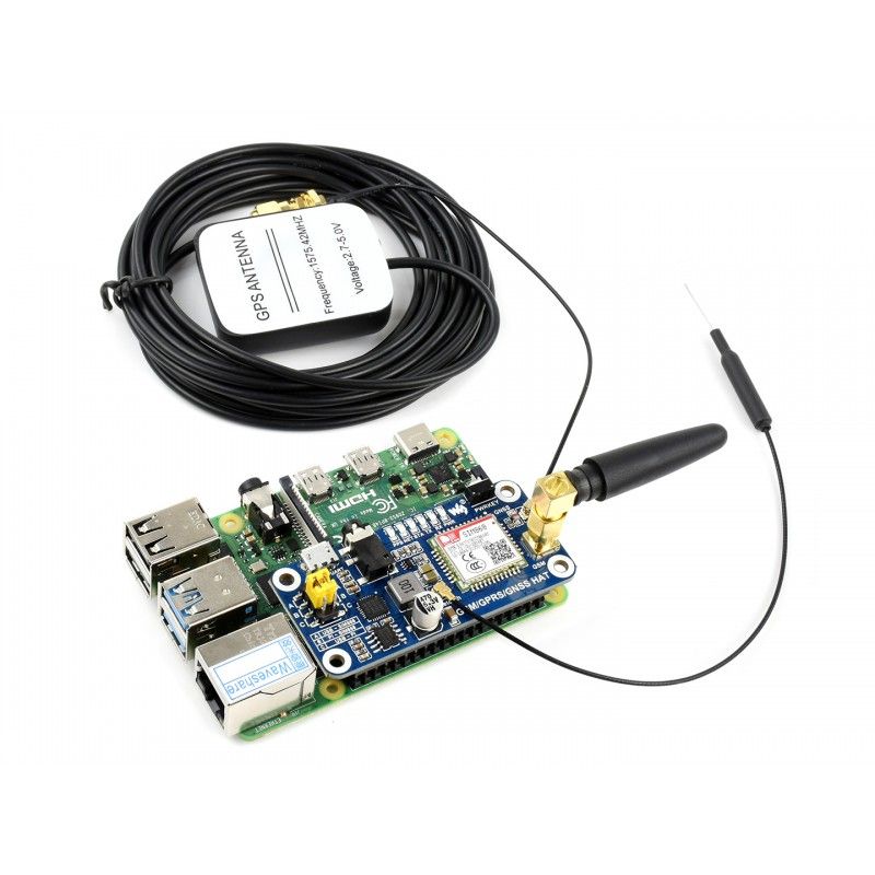 Raspberry Pi GSM/GPRS/GNSS HAT expansion board (13460)