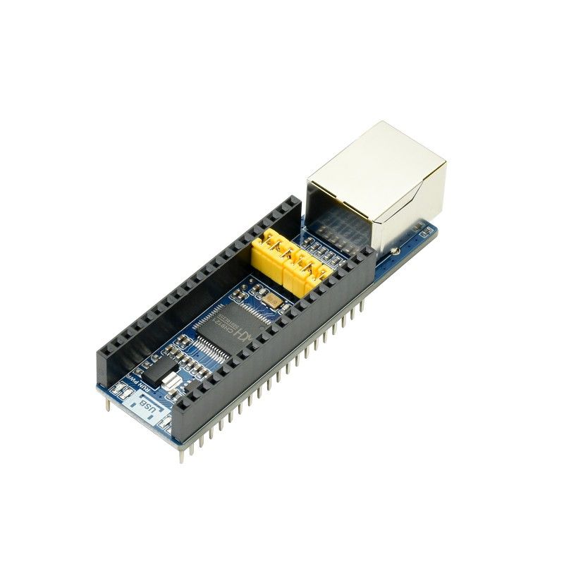 Raspberry Pi Pico Ethernet to UART HAT expansion board (20410)
