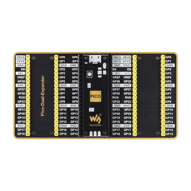Raspberry Pi Pico Dual GPIO Expander HAT expansion board (19343)