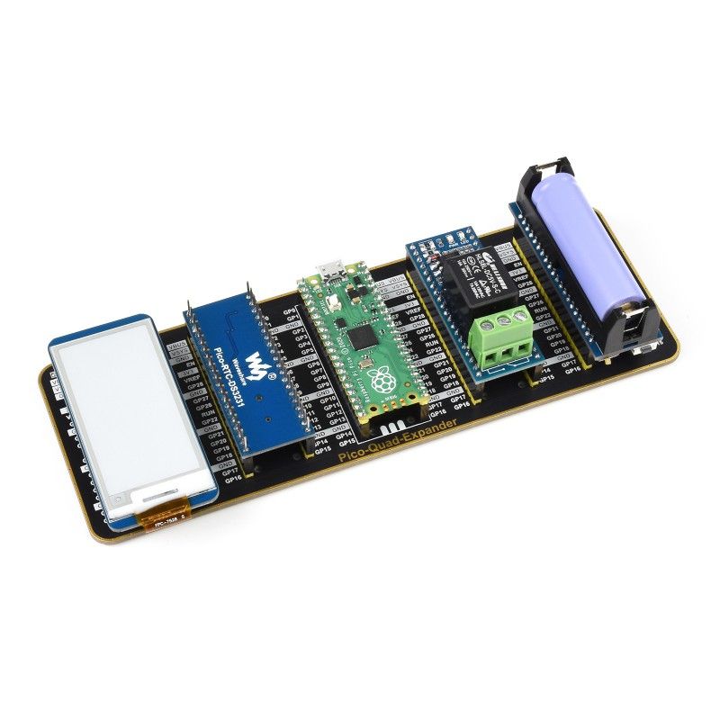 Raspberry Pi Pico Quad GPIO Expander HAT expansion board (19361)