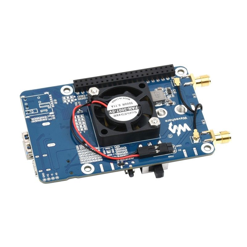 Плата расширения Raspberry Pi EM06-E LTE Cat-6 HAT (21706)