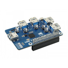 Raspberry Pi USB 3.2 Gen1 HUB HAT expansion card (17584)
