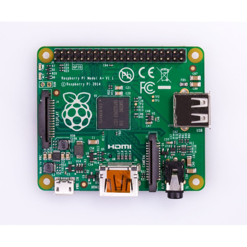 Raspberry Pi 1 Model A+ microcomputer