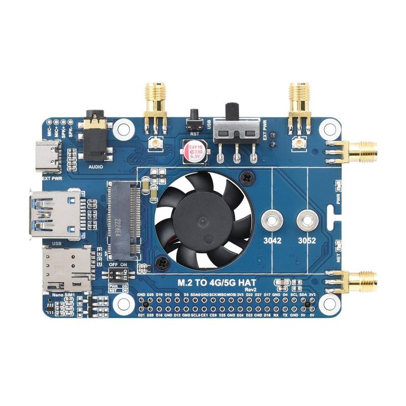 Raspberry Pi LTE Cat 6 HAT expansion board (24387)