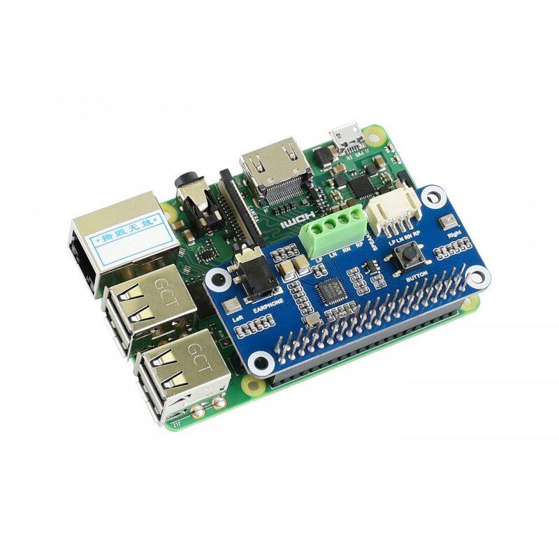 Raspberry Pi WM8960 Audio HAT expansion board (15668)