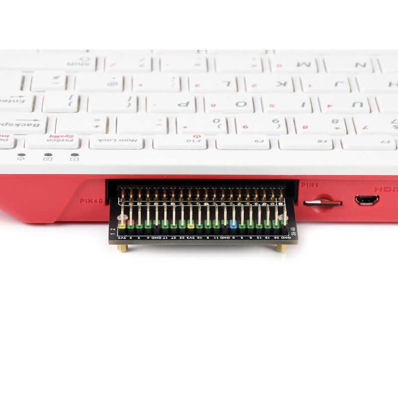 Raspberry Pi 400 GPIO Header Adapter HAT expansion card (18994)