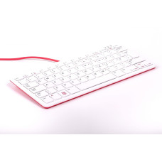 Official Raspberry Pi Keyboard, Red / White UK