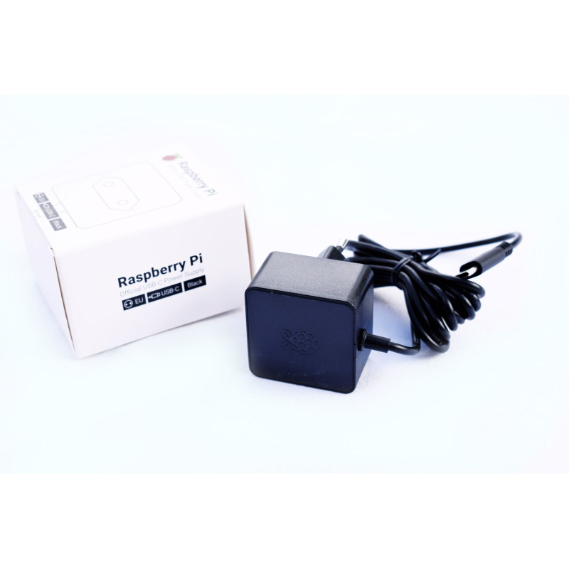 Official Raspberry Pi 4 USB-C PSU, UK Black