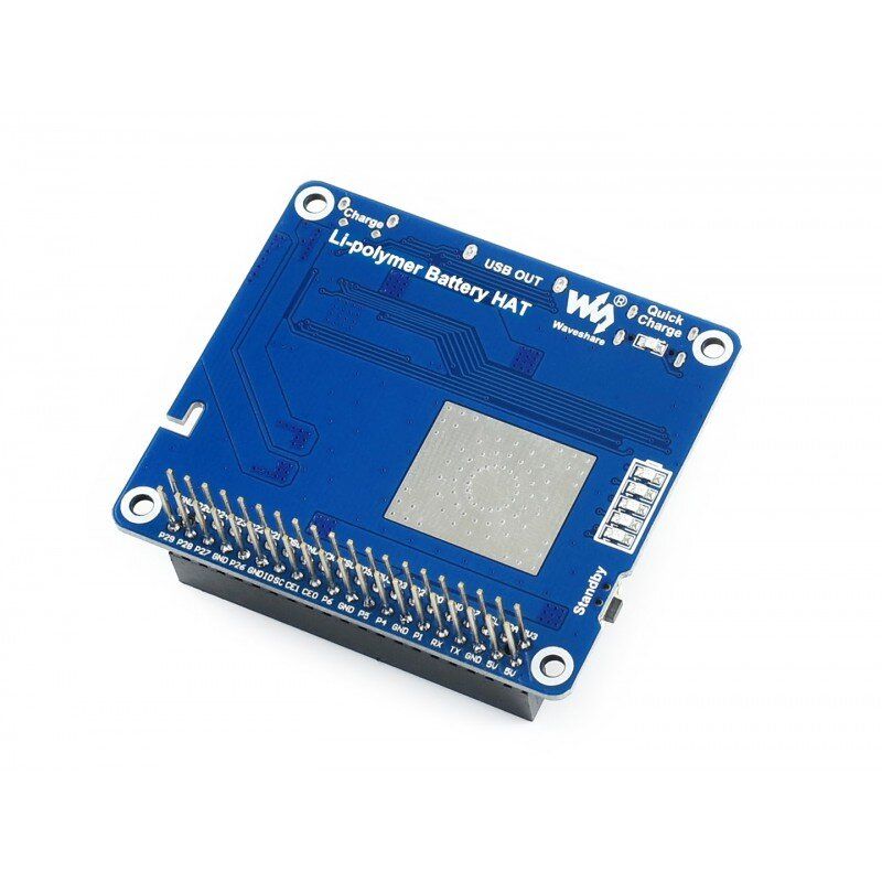 Raspberry Pi Li-polymer Battery HAT expansion board (17076)
